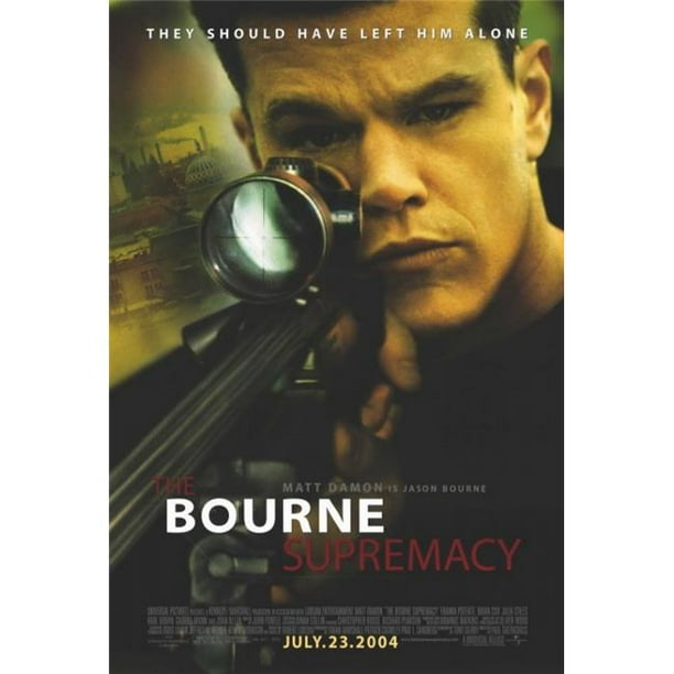 NEW THE BOURNE SUPREMACY ORIGINAL 2004 MOVIE FILM CINEMA PRINT PREMIUM POSTER